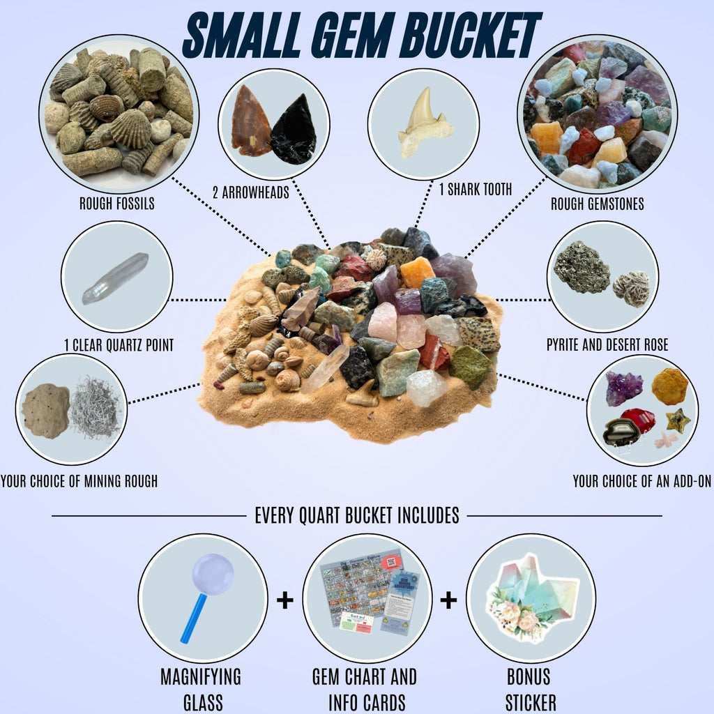 Small Gem Mining Bucket