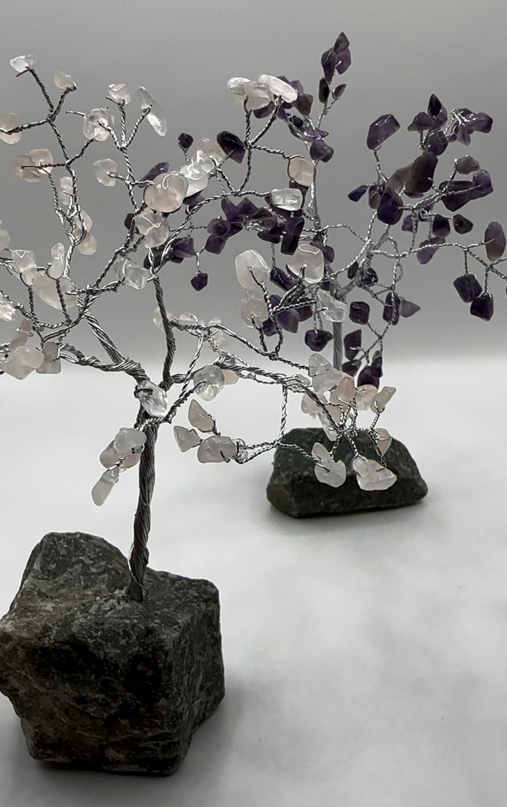 Small Gem Tree- 100 Gemstone, Approx. 6”-7” Tall