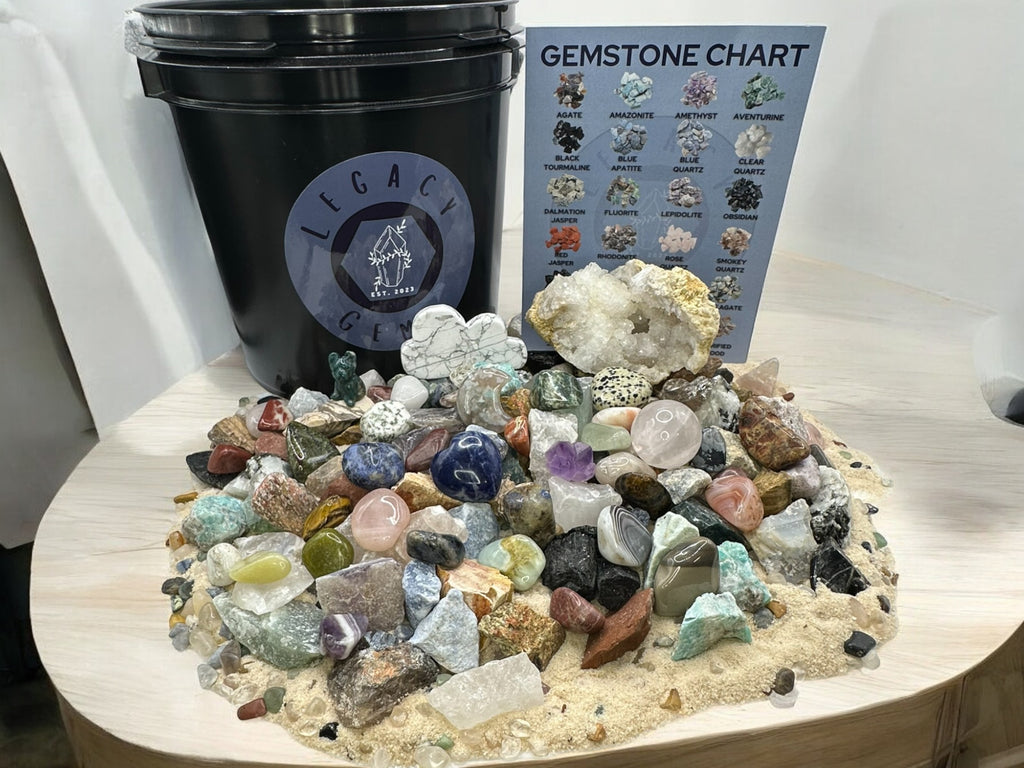 Rumble (Raw and Tumbled) Mining Bucket