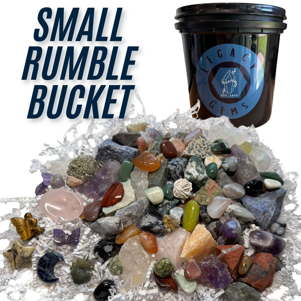 Small Raw and Tumbled (RUMBLE) Mining Bucket