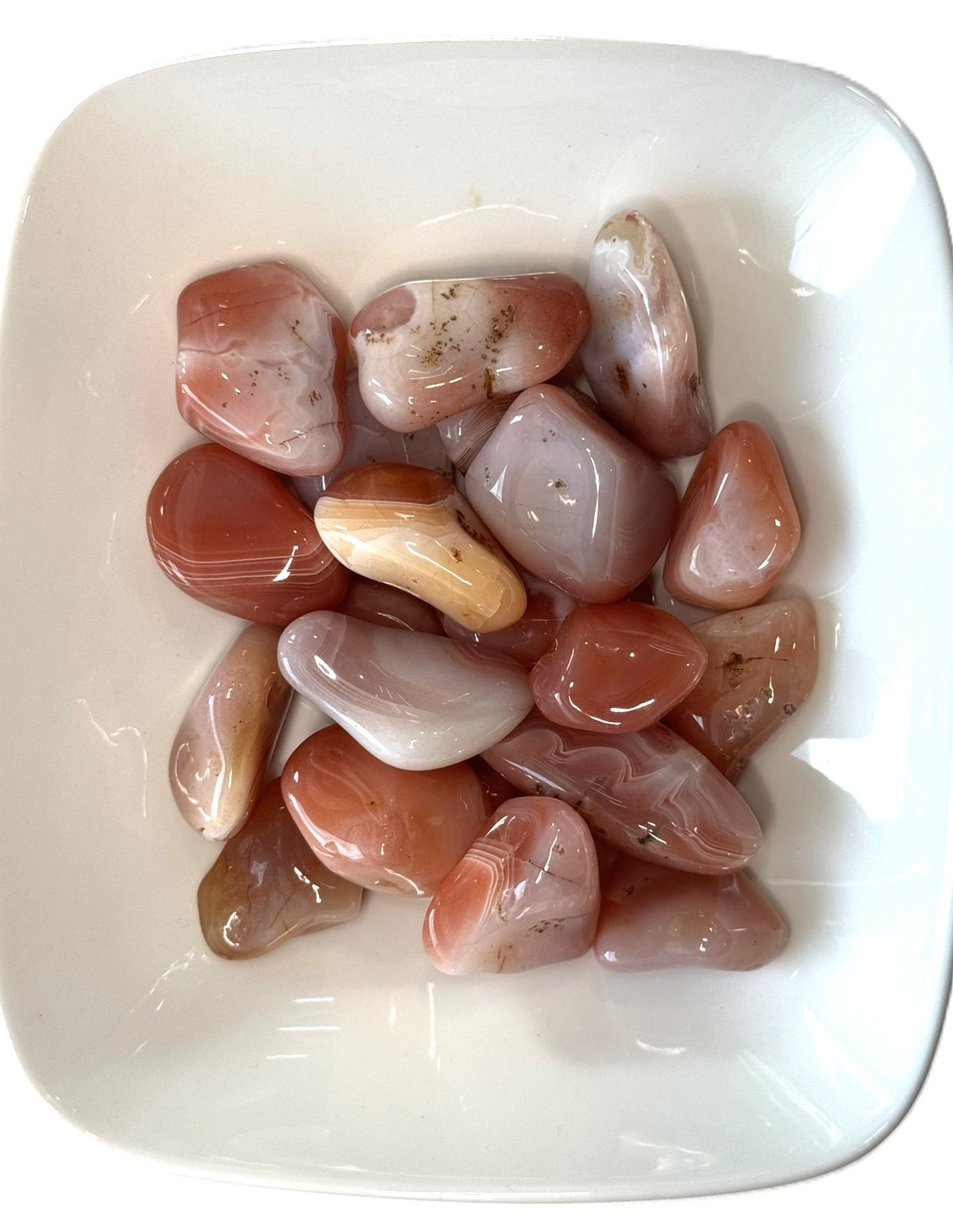 Tumbled Pink Botswana Agate